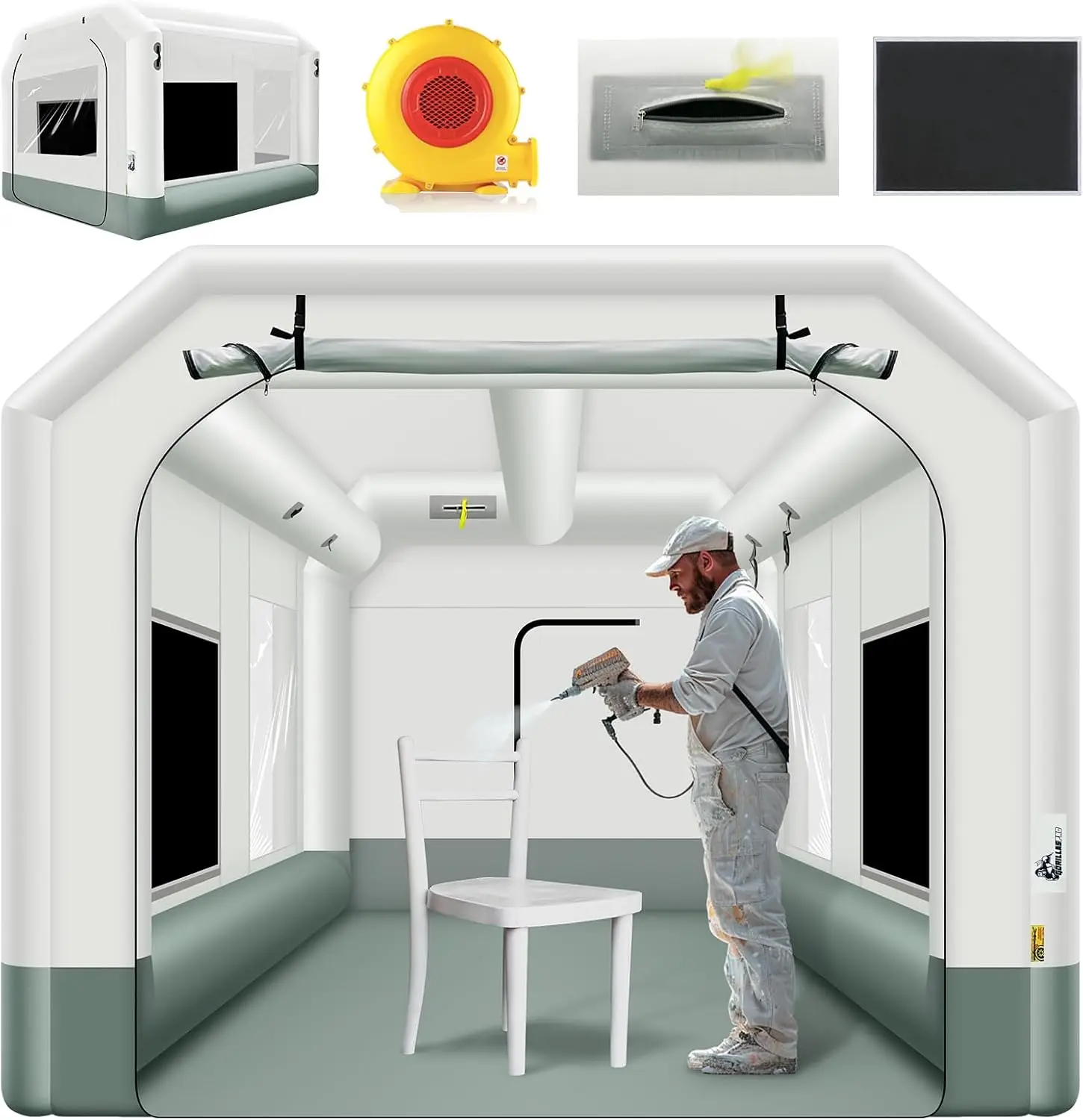 13x10x8 Fuß aufblasbares Lacki – Inflatable Paint Booth Bewertung und Preis