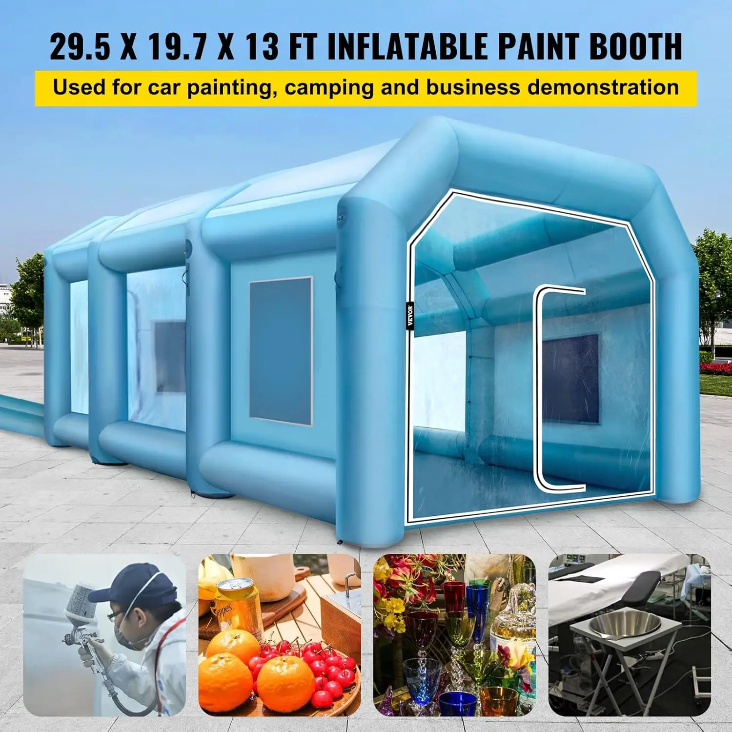 Aufblasbare Lackierkabine, 29, – Inflatable Paint Booth Bewertung und Preis