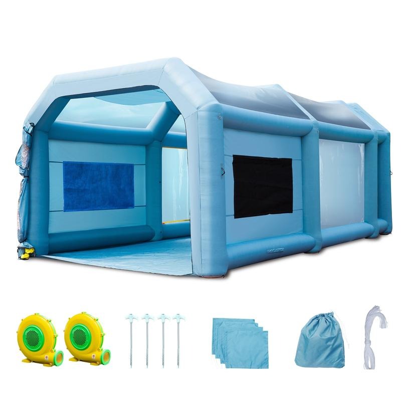 Aufblasbare Lackierkabine, 23x – Inflatable Paint Booth Bewertung und Preis